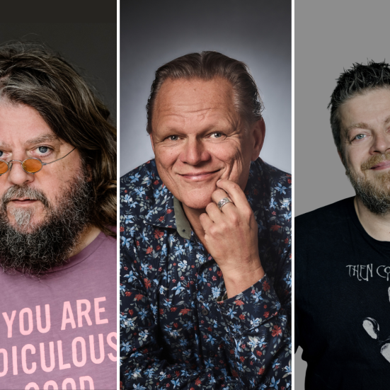 Anders Lund Madsen, Sigurd Barrett og Thomas Brunstrøm