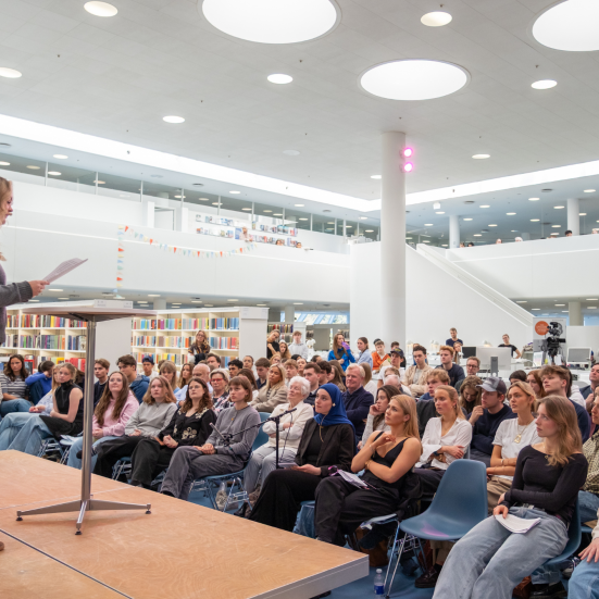 Talefest på Hovedbiblioteket