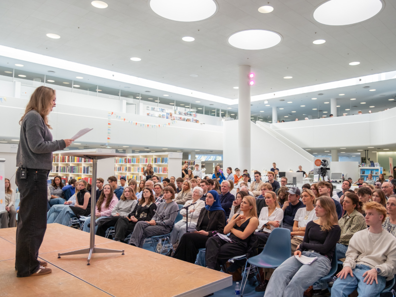 Talefest på Hovedbiblioteket