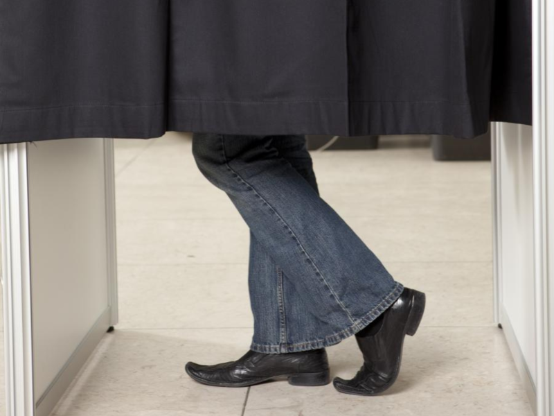 Brevstemme på biblioteket