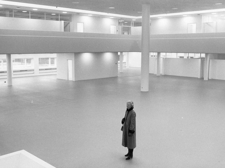 Borgmester Birthe Philip på Gentofte Hovedblibliotek