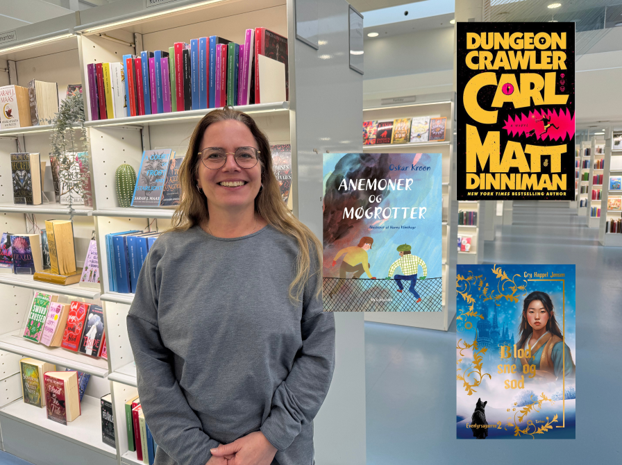 Anne på Hovedbiblioteket