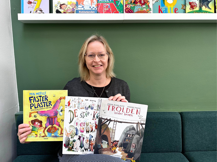 Kerstin på Hovedbiblioteket